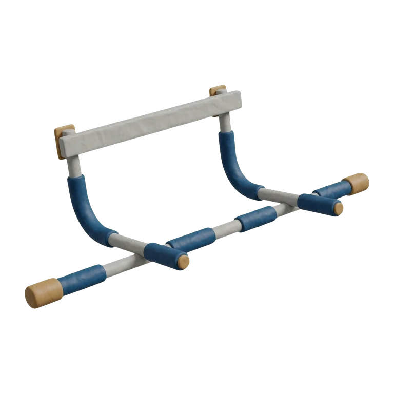 Clay illustration of a pull-up bar